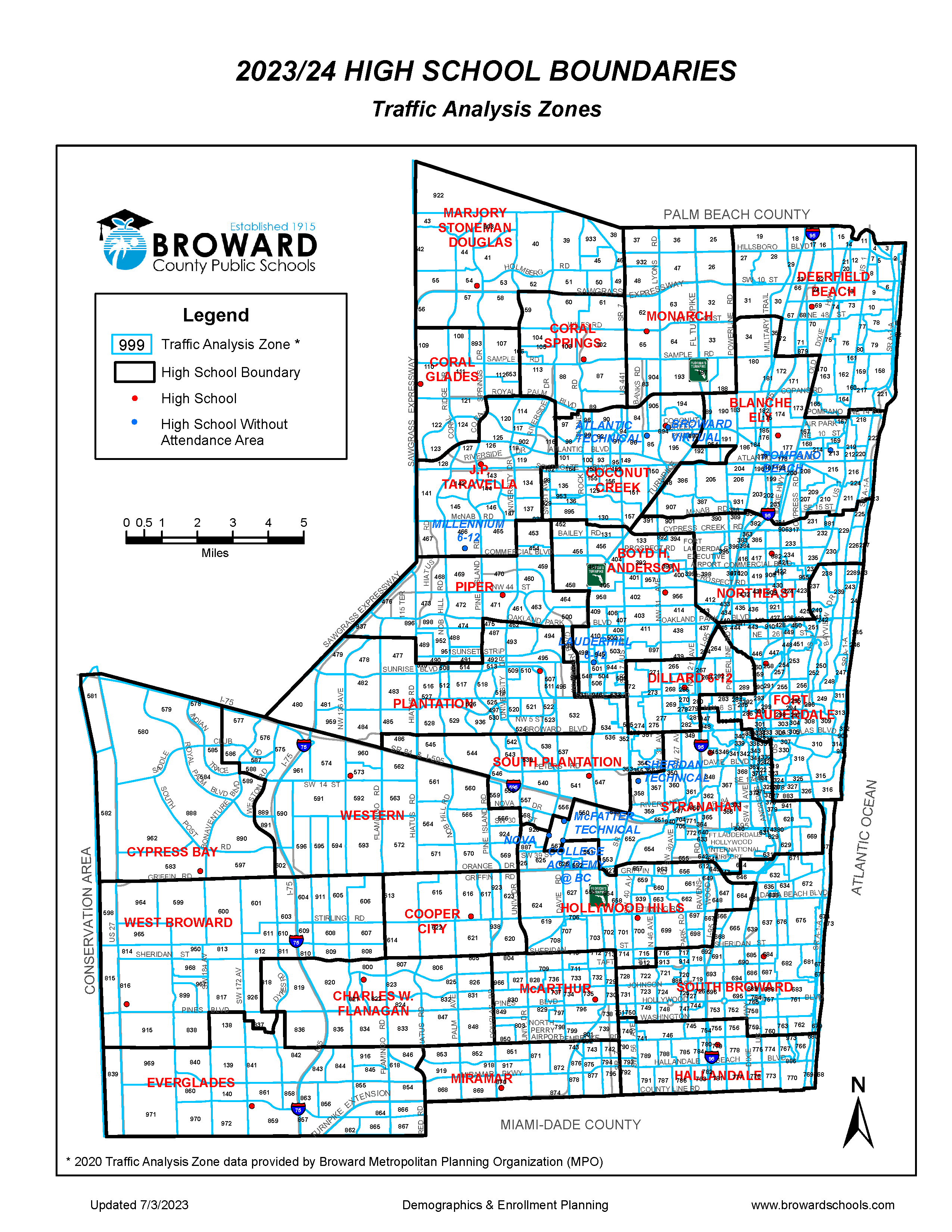 High School Boundary Map image 